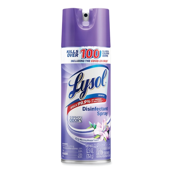 Lysol Disinfectant Spray, 12 oz. Aerosol, Early Morning Breeze 19200